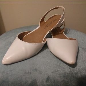 Christian Siriano White Flats